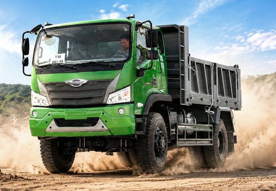 Xe ben hai cầu VEAM Forland X160 tải 8,2 tấn